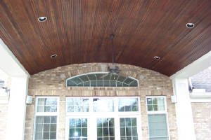 pianted and stained porch by Hadley & Son Painting Maineville Oh